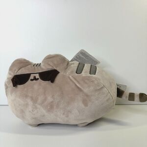 Dancing Pusheen Plush Gund Animated Electronic Tail Wags 2020 Grey Kitty Cat 10"